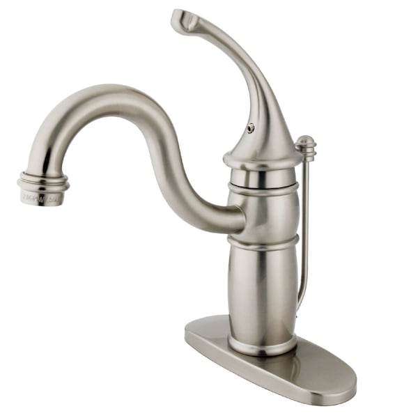 Georgian Bathroom Faucet W/ Pop-Up Drain, Brushed Nickel